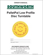 PalletPal Low Profile Disc Turntable