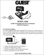 Guest Model 2608 6 Amp On Board Battery Charger