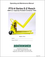 PTU-4 Series E-Z Reach 4,000 lb. Capacity Portable Container Tilter